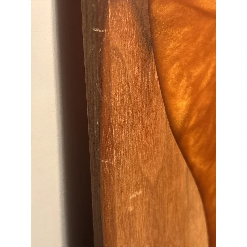 Charcuterie Board Handmade Wood Resin Epoxy 18X8